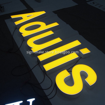 Custom Business Metal Acrylic Signs